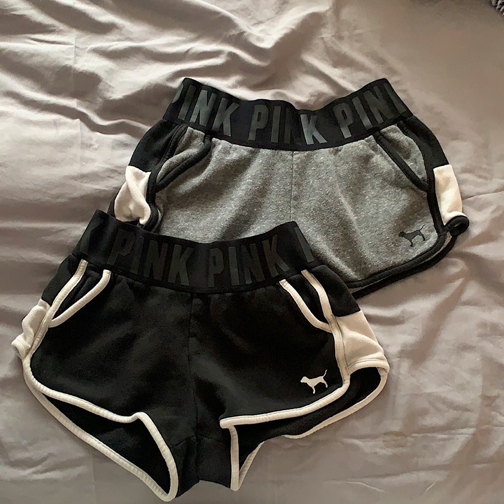 pink sweat-shorts set!!!